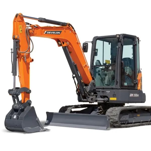 Develon DX55R-7 for rent from ACT