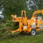 Bandit 18 in wood chipper for rent from ACT